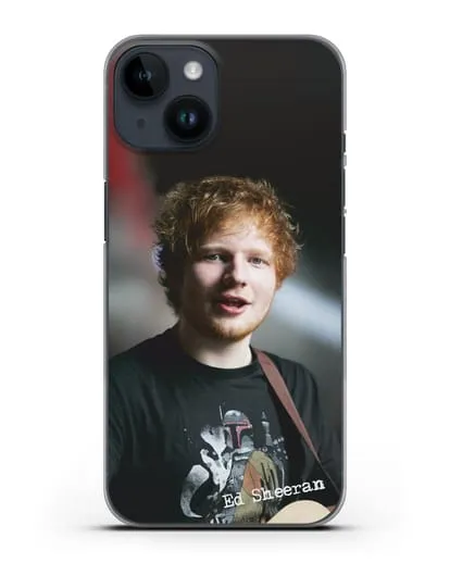 Чехол с фотографией Ed Sheeran силиконовый для iPhone 14
