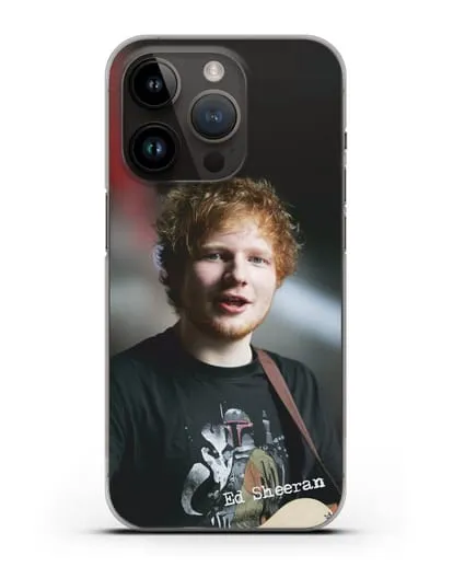 Чехол с фотографией Ed Sheeran силиконовый для iPhone 14 Pro