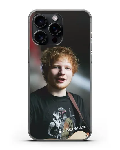 Чехол с фотографией Ed Sheeran силиконовый для iPhone 15 Pro Max