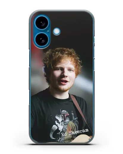 Чехол с фотографией Ed Sheeran силиконовый для iPhone 16