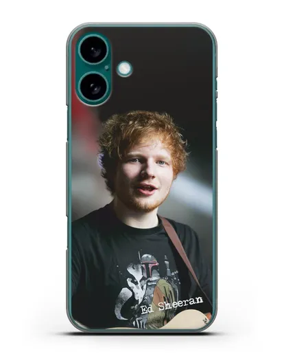 Чехол с фотографией Ed Sheeran силиконовый для iPhone 16 Plus