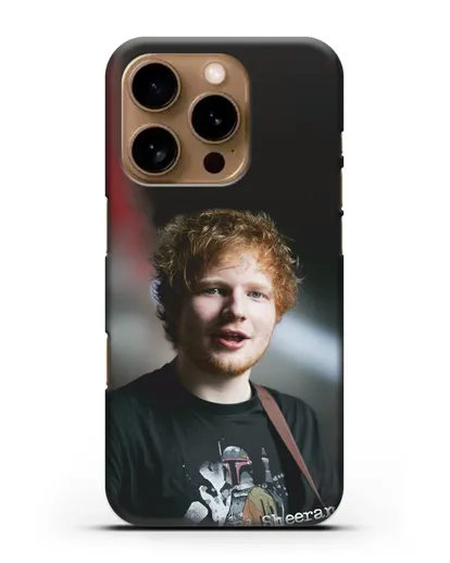 Чехол с фотографией Ed Sheeran силиконовый для iPhone 16 Pro
