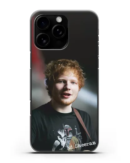 Чехол с фотографией Ed Sheeran силиконовый для iPhone 16 Pro Max