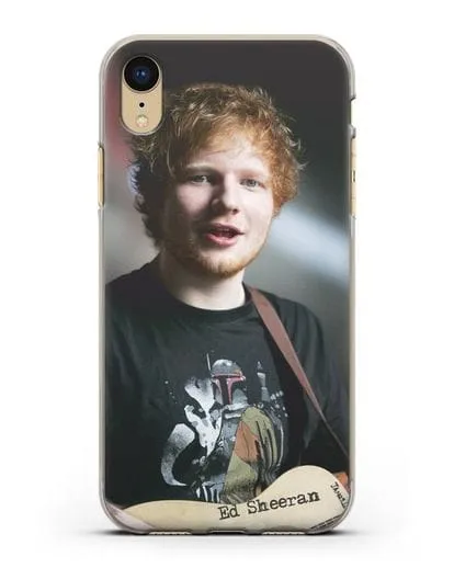 Чехол с фотографией Ed Sheeran силиконовый для iPhone XR