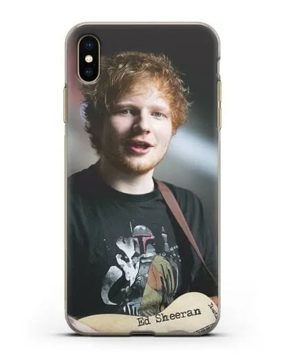 Чехол с фотографией Ed Sheeran силиконовый для iPhone XS Max