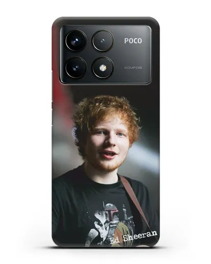 Чехол с фотографией Ed Sheeran силиконовый для Xiaomi Poco F6 Pro