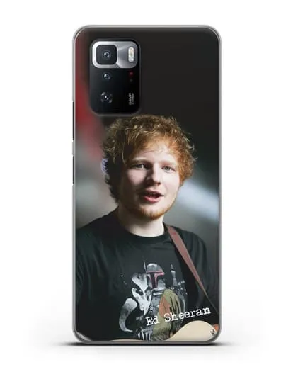Чехол с фотографией Ed Sheeran силиконовый для Xiaomi Poco X3 GT