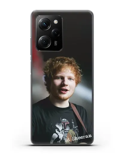 Чехол с фотографией Ed Sheeran силиконовый для Xiaomi Poco X5 Pro