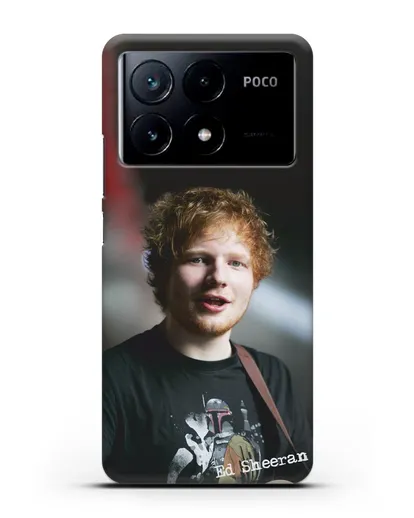 Чехол с фотографией Ed Sheeran силиконовый для Xiaomi Poco X6 Pro