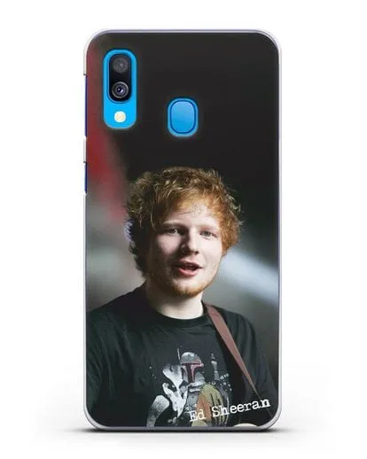 Чехол с фотографией Ed Sheeran силиконовый для Samsung Galaxy A40 [SM-A405F]