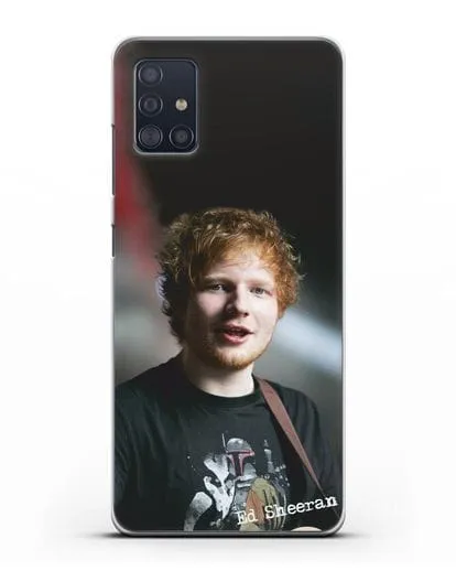 Чехол с фотографией Ed Sheeran силиконовый для Samsung Galaxy A51 [SM-A515F]
