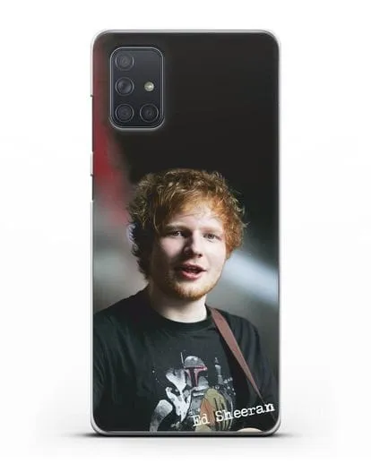 Чехол с фотографией Ed Sheeran силиконовый для Samsung Galaxy A71 [SM-A715F]