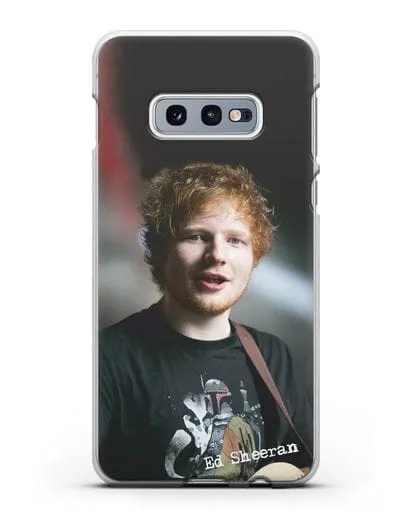 Чехол с фотографией Ed Sheeran силиконовый для Samsung Galaxy S10e [SM-G970F]