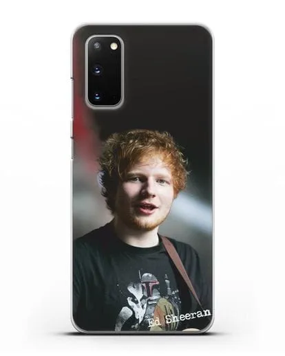 Чехол с фотографией Ed Sheeran силиконовый для Samsung Galaxy S20 [SM-G980F]
