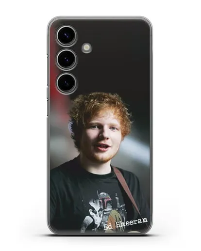 Чехол с фотографией Ed Sheeran силиконовый для Samsung Galaxy S24