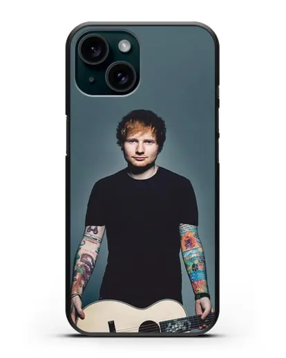 Чехол с картинкой Ed Sheeran силиконовый для iPhone 15