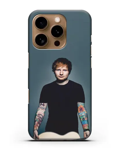 Чехол с картинкой Ed Sheeran силиконовый для iPhone 16 Pro