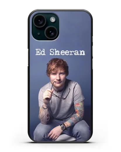 Чехол с изображением Ed Sheeran силиконовый для iPhone 15
