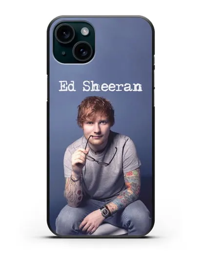 Чехол с изображением Ed Sheeran силиконовый для iPhone 15 Plus
