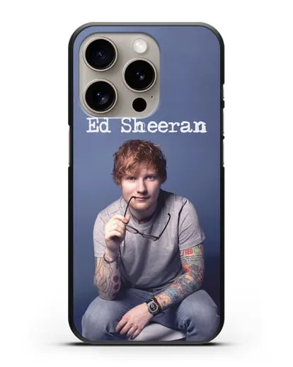 Чехол с изображением Ed Sheeran силиконовый для iPhone 15 Pro