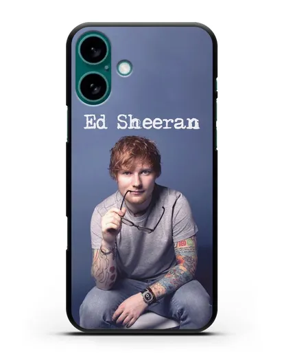 Чехол с изображением Ed Sheeran силиконовый для iPhone 16 Plus