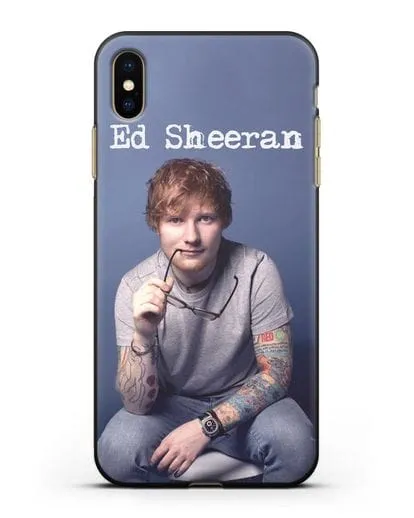 Чехол с изображением Ed Sheeran силиконовый для iPhone XS Max