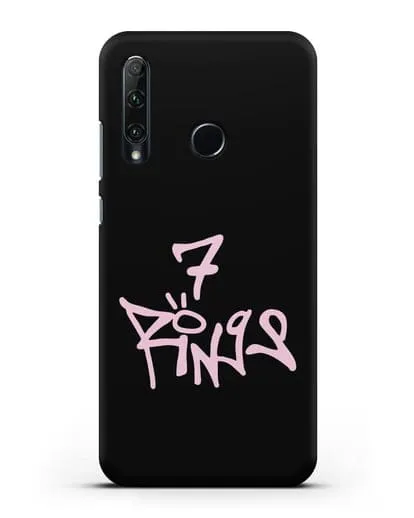 Чехол с надписью Ariana силиконовый для Honor 20e