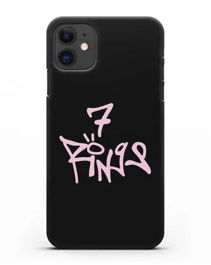 Чехол с надписью Ariana силиконовый для iPhone 11