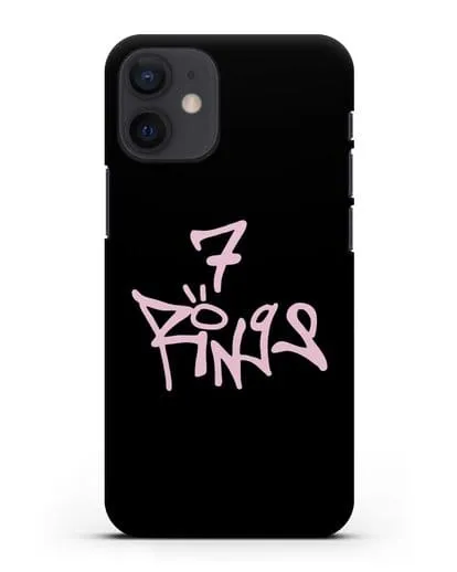 Чехол с надписью Ariana силиконовый для iPhone 12 mini