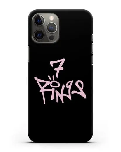 Чехол с надписью Ariana силиконовый для iPhone 12 Pro Max