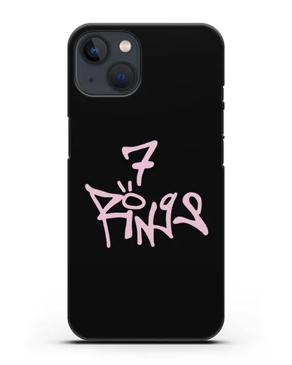 Чехол с надписью Ariana силиконовый для iPhone 13 Mini