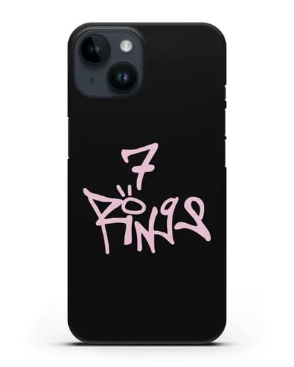 Чехол с надписью Ariana силиконовый для iPhone 14