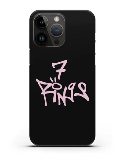 Чехол с надписью Ariana силиконовый для iPhone 14 Pro Max