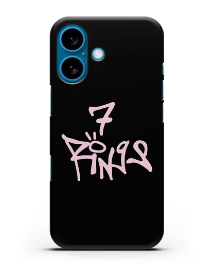 Чехол с надписью Ariana силиконовый для iPhone 16