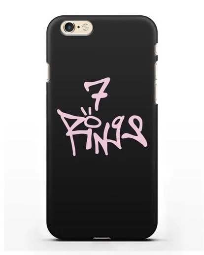 Чехол с надписью Ariana силиконовый для iPhone 6s