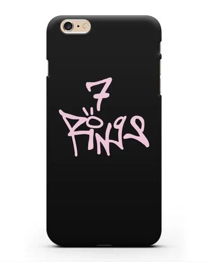 Чехол с надписью Ariana силиконовый для iPhone 6 Plus