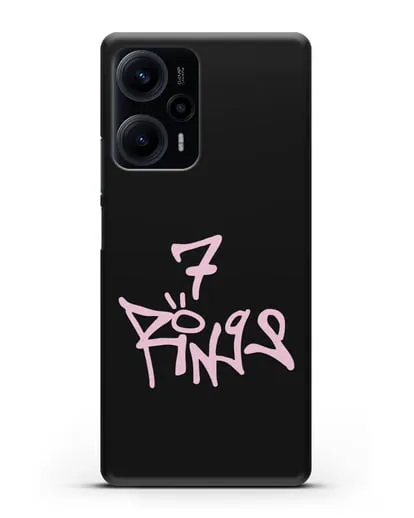 Чехол с надписью Ariana силиконовый для Xiaomi Poco F5