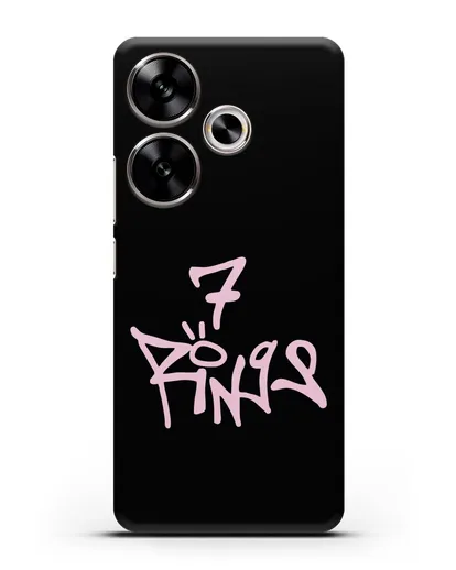 Чехол с надписью Ariana силиконовый для Xiaomi Poco F6