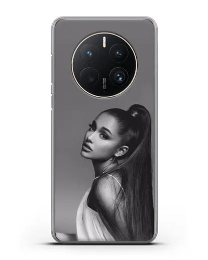 Чехол с фотографией Ariana силиконовый для Huawei Mate 50