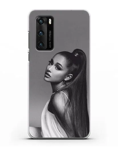Чехол с фотографией Ariana силиконовый для Huawei P40