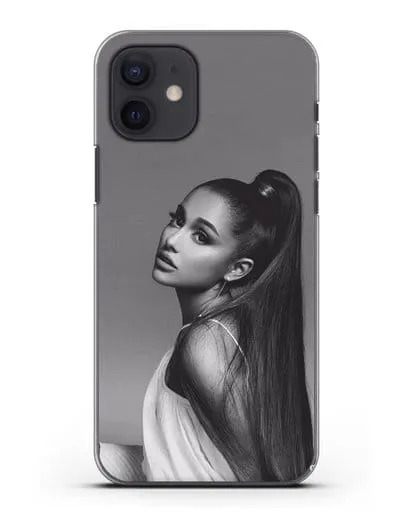 Чехол с фотографией Ariana силиконовый для iPhone 12