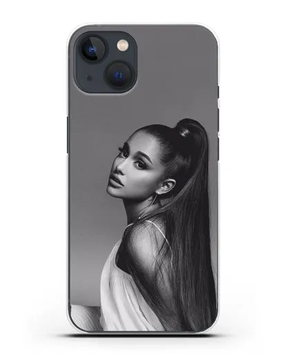 Чехол с фотографией Ariana силиконовый для iPhone 13