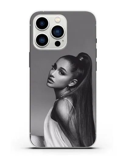 Чехол с фотографией Ariana силиконовый для iPhone 13 Pro