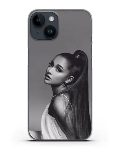 Чехол с фотографией Ariana силиконовый для iPhone 14
