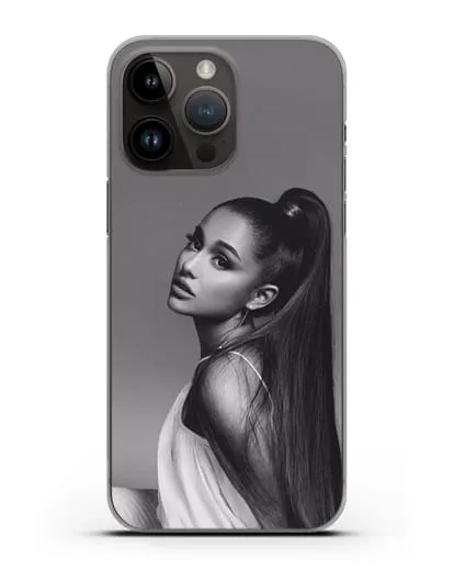 Чехол с фотографией Ariana силиконовый для iPhone 14 Pro Max