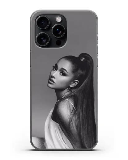 Чехол с фотографией Ariana силиконовый для iPhone 15 Pro Max