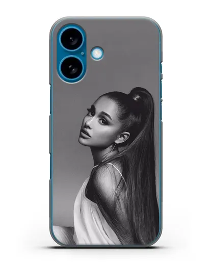 Чехол с фотографией Ariana силиконовый для iPhone 16