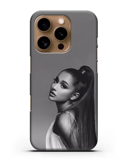 Чехол с фотографией Ariana силиконовый для iPhone 16 Pro