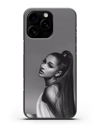 Чехол с фотографией Ariana силиконовый для iPhone 16 Pro Max