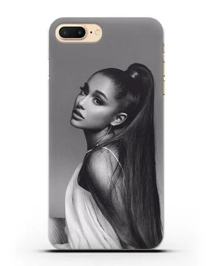 Чехол с фотографией Ariana силиконовый для iPhone 8 Plus